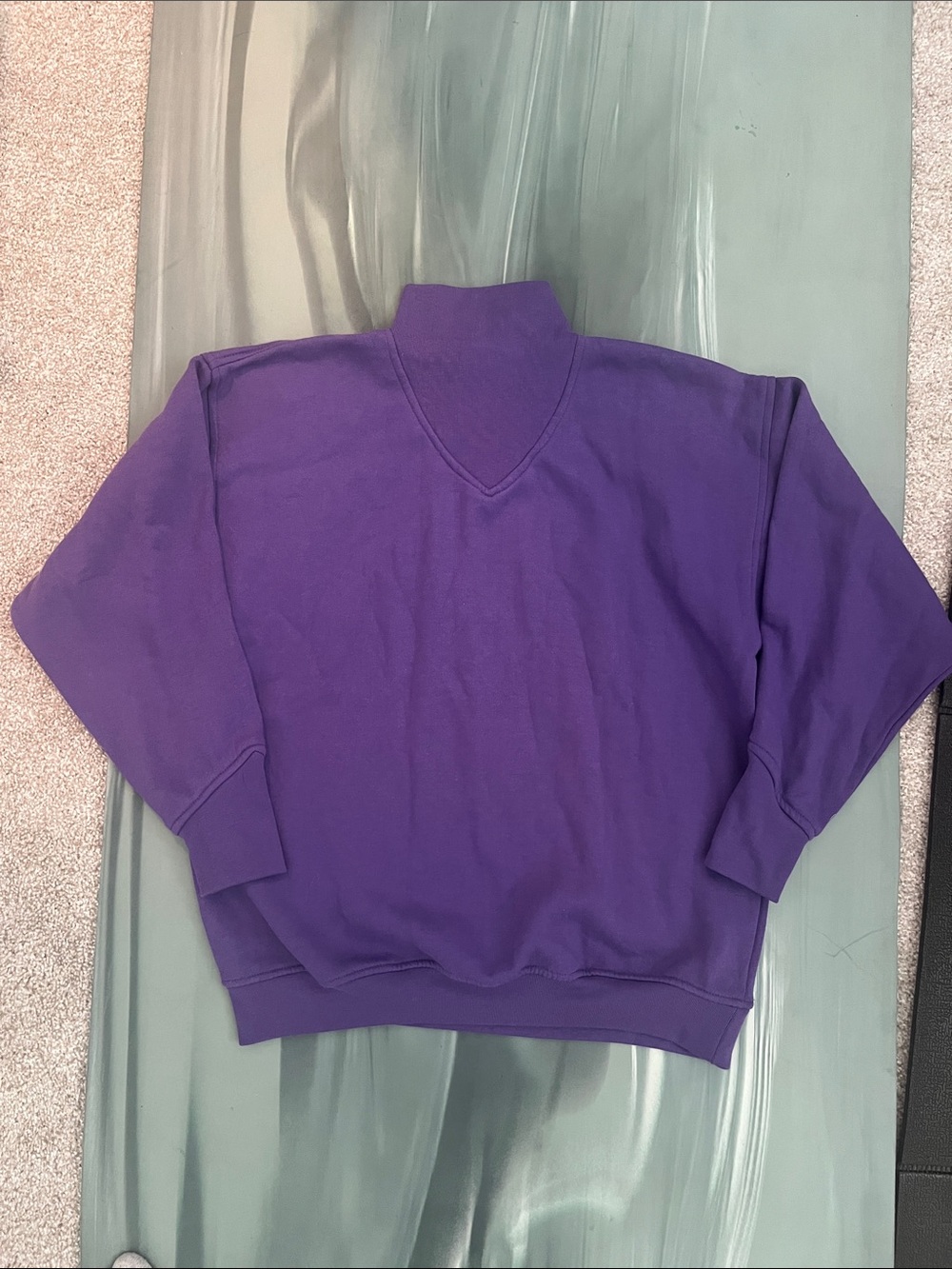 Cheetah Mervin’s Purple Vintage Pullover turtleneck 1990s Sweatshirt S unisex